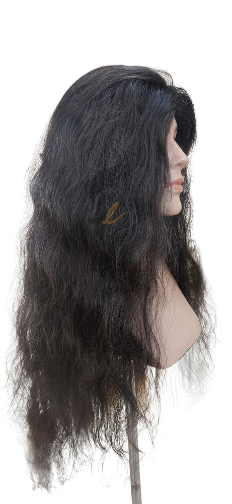 
                  
                    Closure Wig 150% Density - Natural Wavy (Swiss Lace)
                  
                