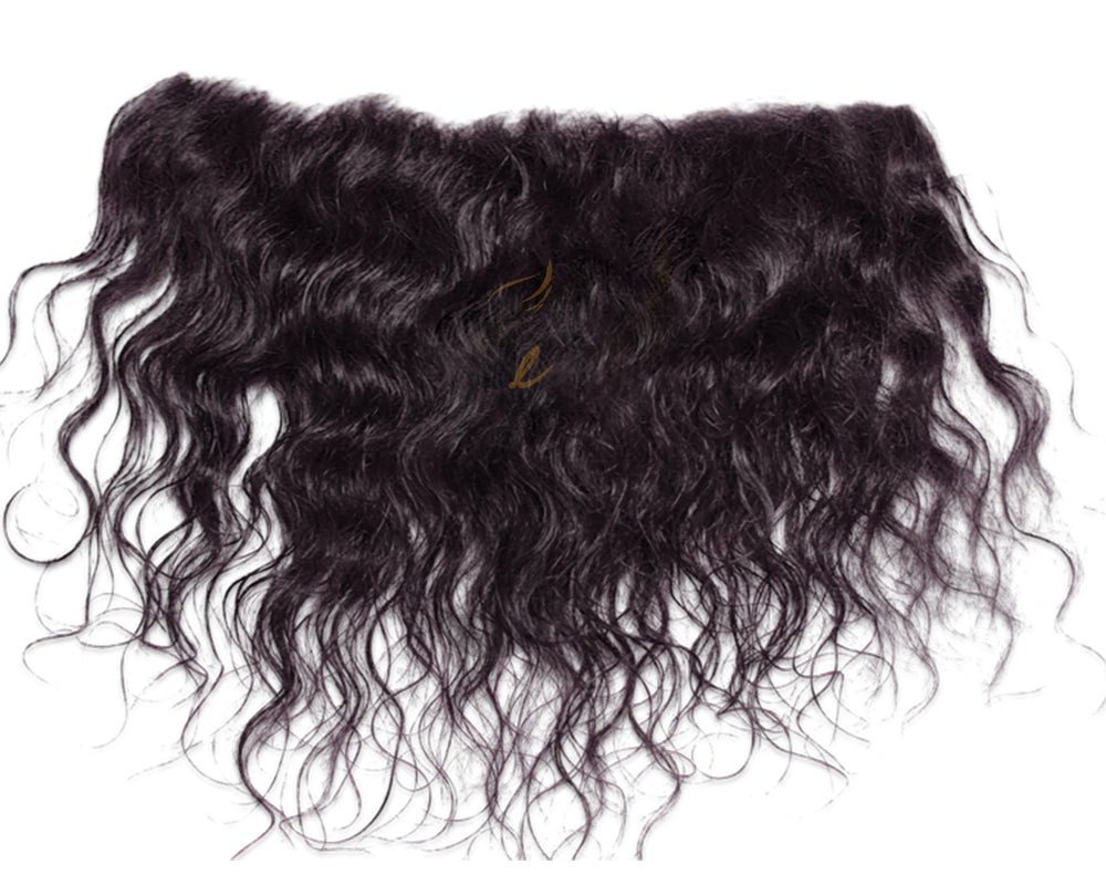 Frontal 13 X 6 Swiss Lace - Natural Curly