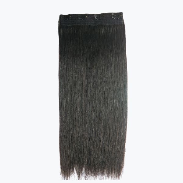 Natural Straight Clip-In Volumizer - Normal Taper