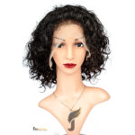 Natural Curly HD Lace Front Wig – 150% Density