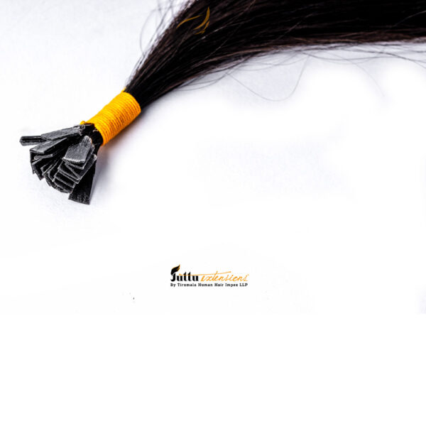 Flat Tip Keratin Hair Extensions – Natural Curly